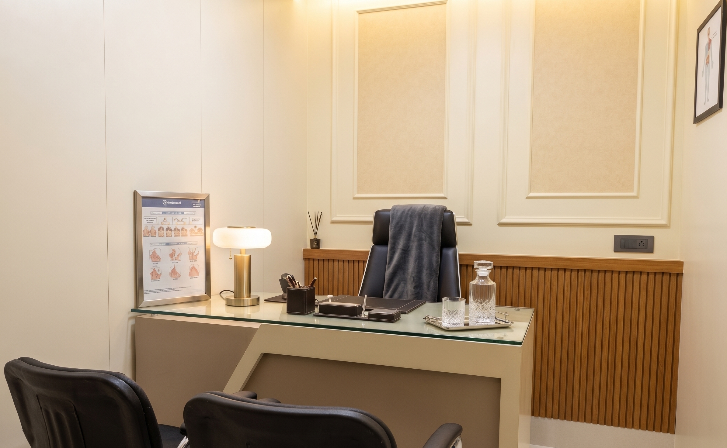 Modern Doctor Consultation Room at Premium Dental