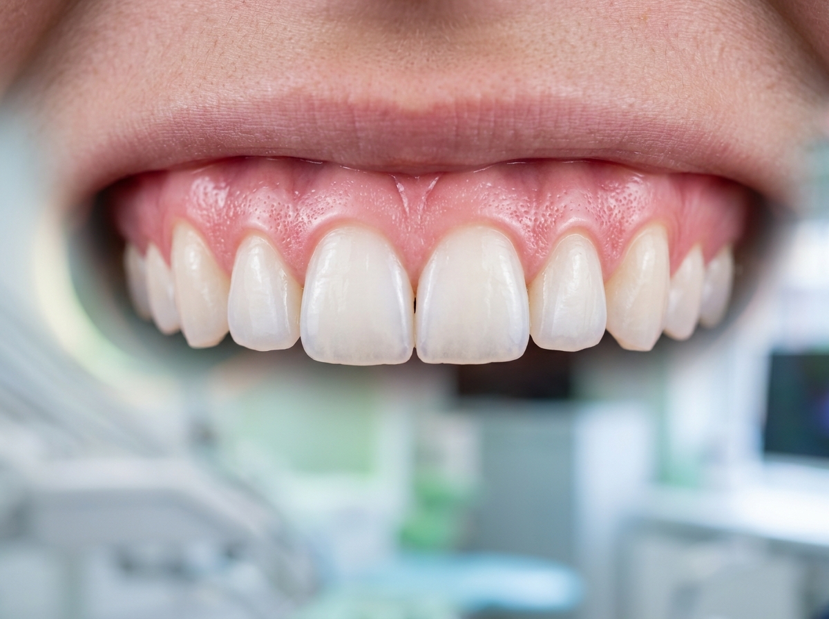 After teeth whitening treatment